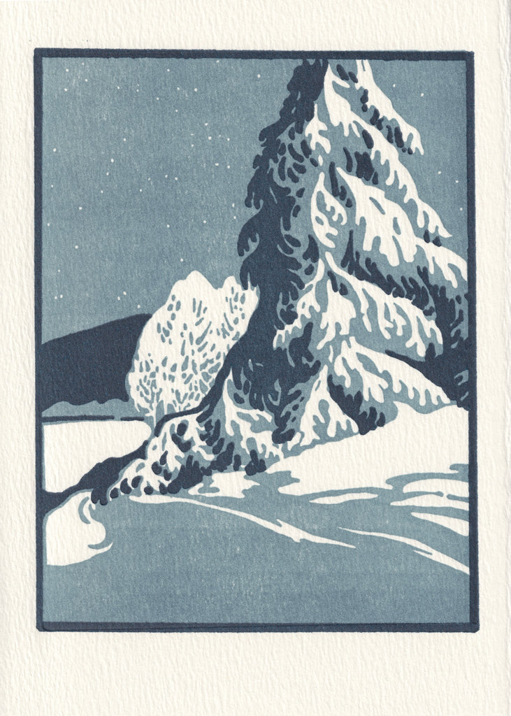 Drift - Personalize letterpress holiday card