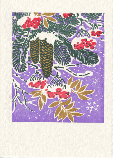 Bough — letterpress holiday card