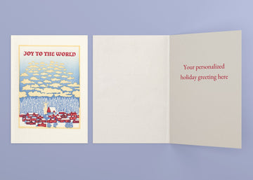 Bethlehem personalized card — front and interior with sample greeting