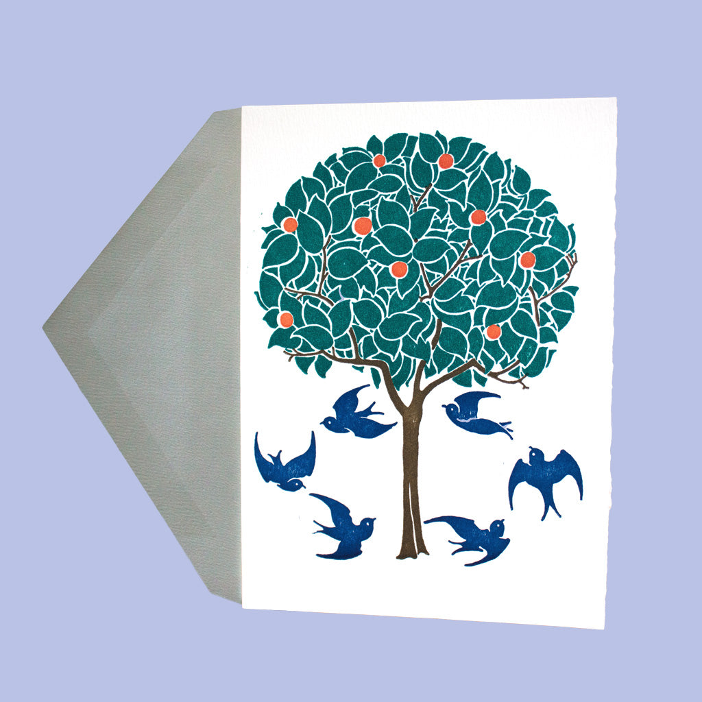 Tree & Swallows