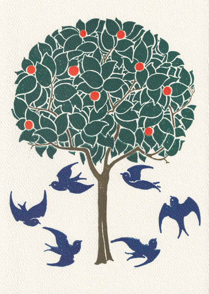 Tree & Swallows