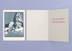 Drift personalized card — front and interior with sample greeting