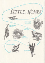 The Saturn Press "Little Homes" greeting card features charming nests, beautifully rendered with vintage-inspired letterpress printing on high-quality recycled paper. Perfect for nature lovers, this card captures the cozy, delicate essence of nests, making it an ideal choice to celebrate the warmth and beauty of home and nature.