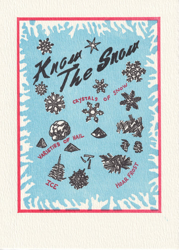 Know the Snow — front design