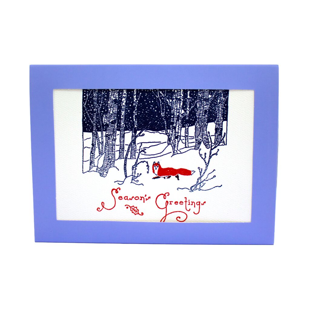 Snow Fox - Holiday Box — front view [BX1194G_Front]