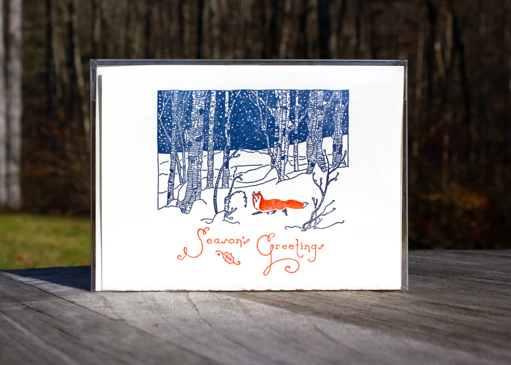 Snow Fox - Holiday Box