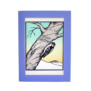 Woodpecker Christmas - Holiday Box — front view [BX1224G_Front]