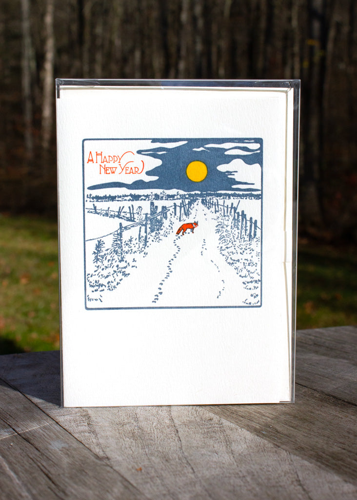 New Year Fox - Holiday Box