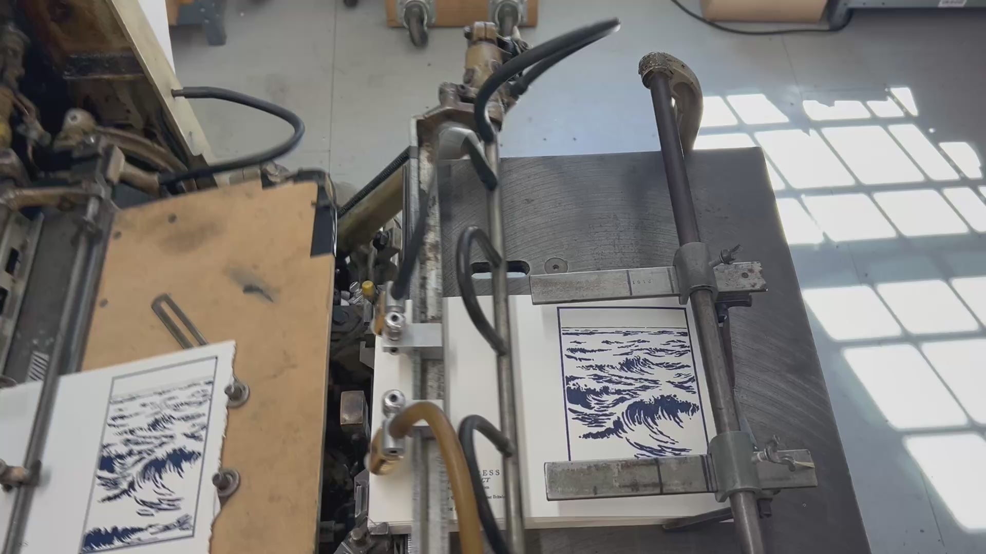 The Sea - Letterpress greeting card – Saturn Press